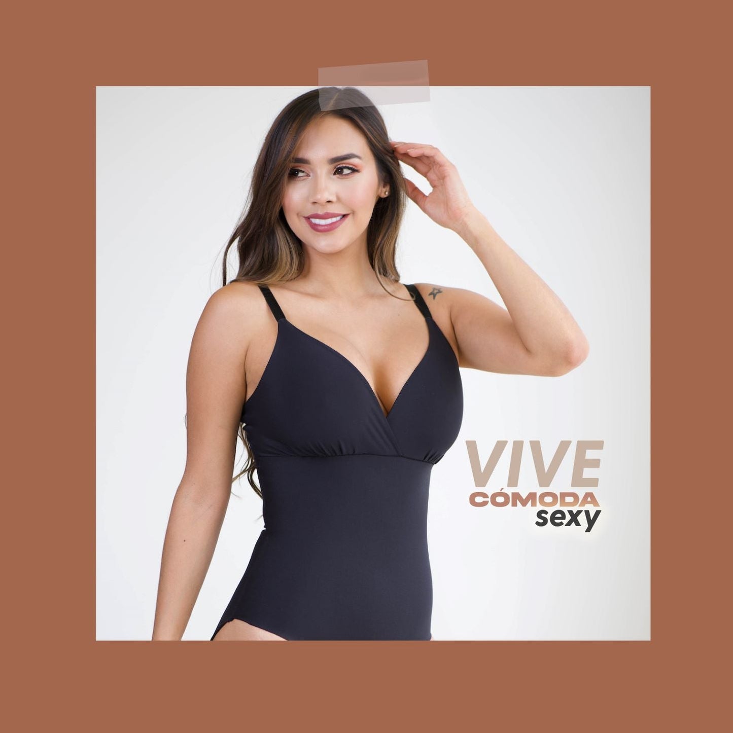 BODY CACHETERO NEGRO / Ref: 1008