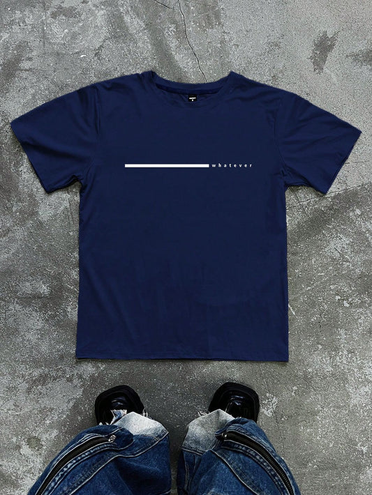 CAMISETA HOMBRE AZUL WHATEVER