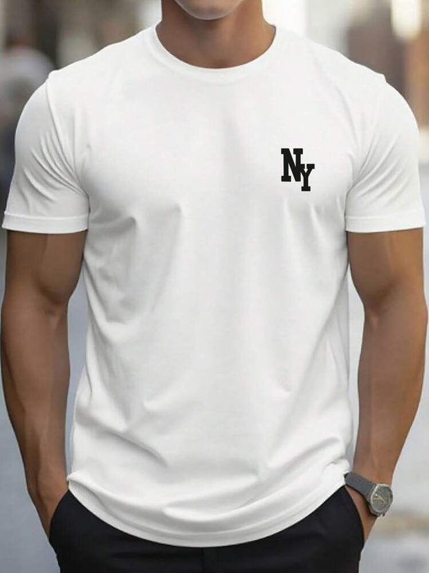CAMISETA HOMBRE BLANCA NY