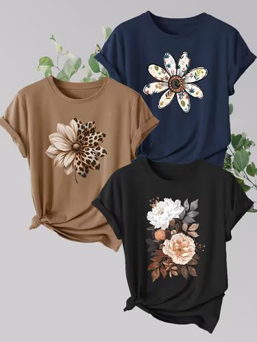 PACK CAMISETAS DAMA MARGARITAS