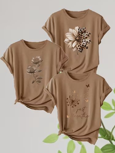 PACK DE CAMISETAS CAQUIS