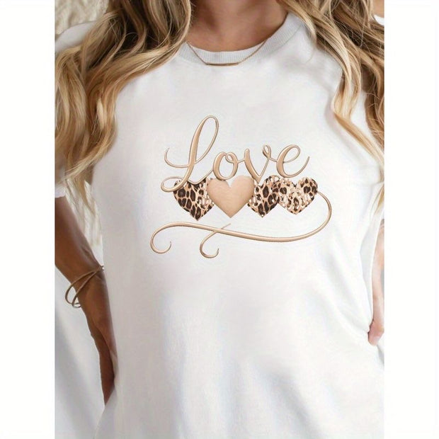 CAMISETA DAMA 4 CORAZONES LOVE