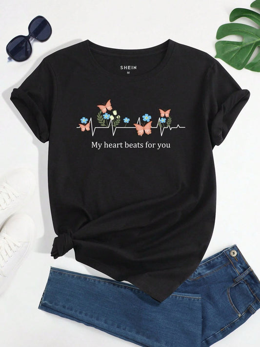 CAMISETA DAMA MY HEART BEAST FOR YOU