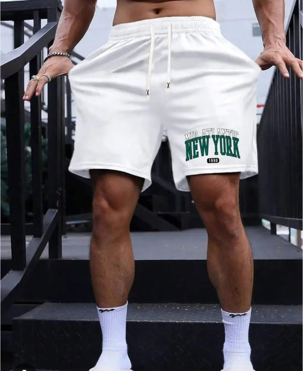 PANTALONETA BLANCA NEW YORK VERDE