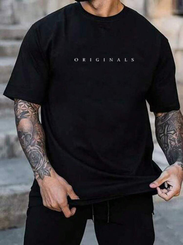 CAMISETA HOMBRE NEGRA ORIGINALS