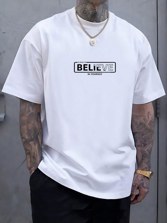CAMISETA HOMBRE BLANCA BELIVE