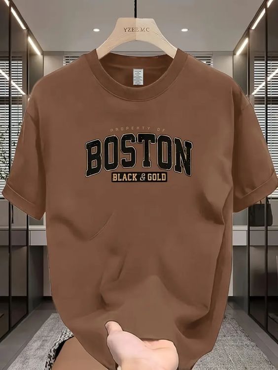 CAMISETA HOMBRE CAFE BOSTON GOLD
