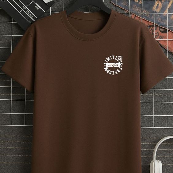 CAMISETA HOMBRE CAFE LIMITLES
