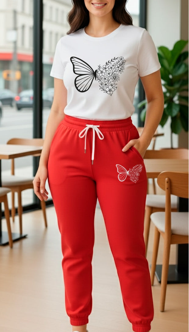 CONJUNTO JOGGER DAMA MARIPOSA