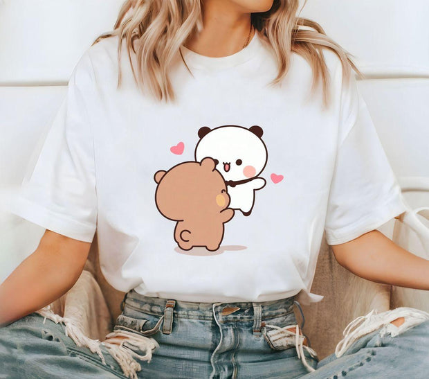 CAMISETA DAMA GATICOS ENAMORADOS
