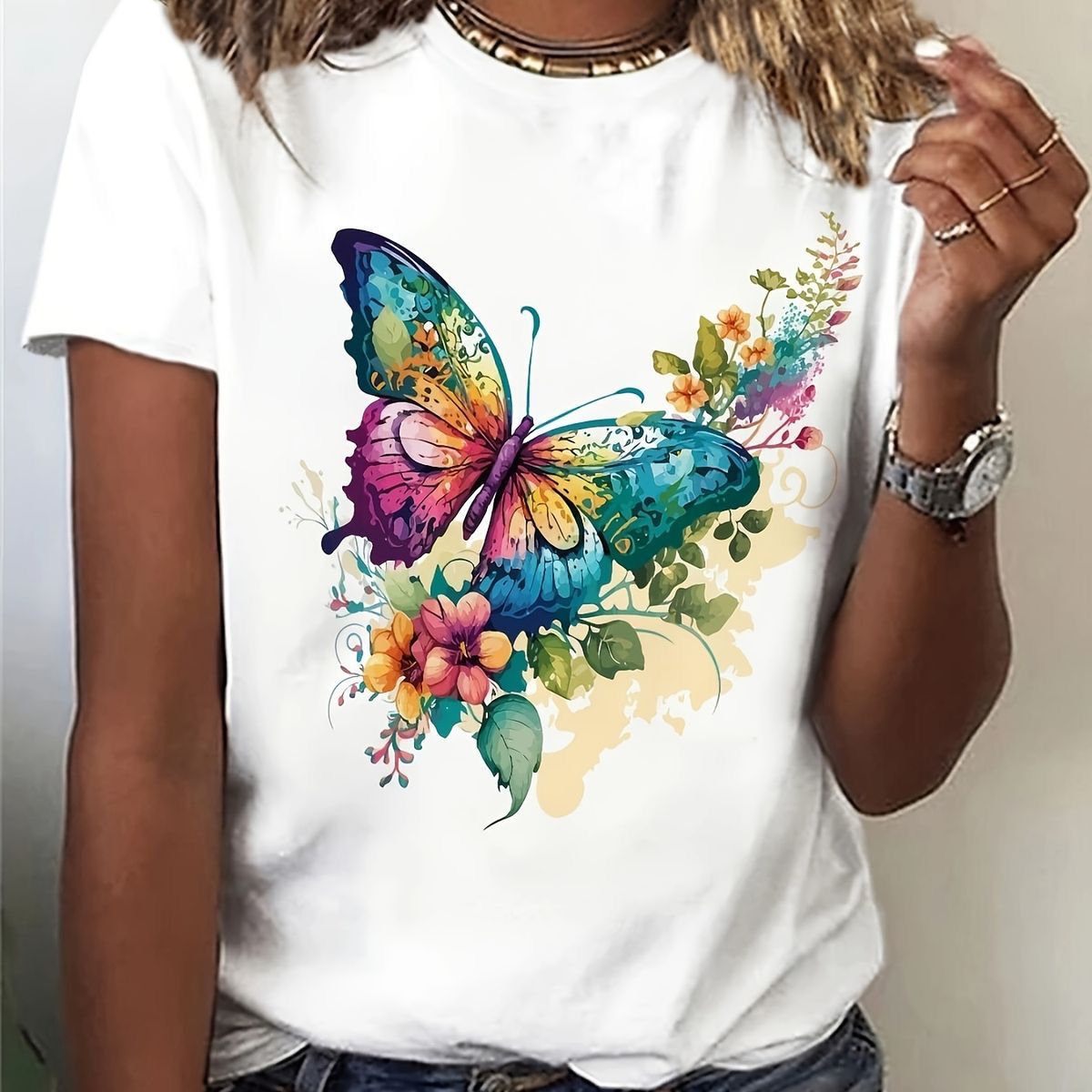 Mariposa Estampados Para Blusas De Mujer Camisa Con Mariposa