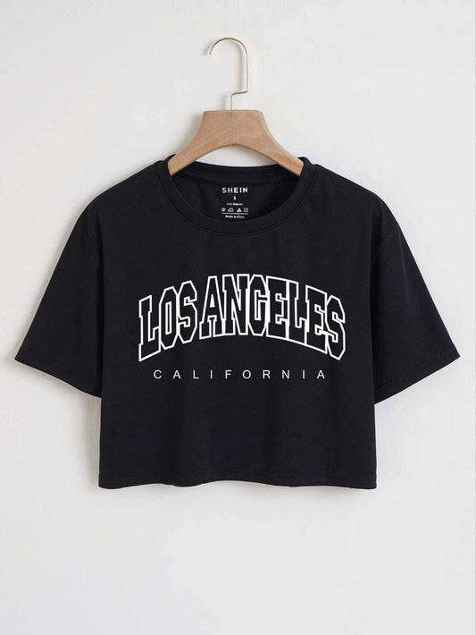 CAMISETA DAMA CORTA LOS ANGELES