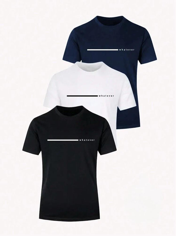 CAMISETA HOMBRE PACK 3 WHATEVER